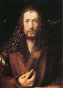 Albrecht Durer Self-Portrait with Fur Coat oil painting artist